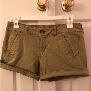 khaki shorts